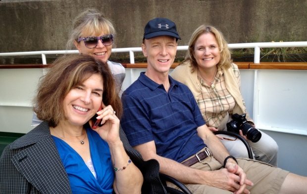 Long-time friends Kathy, Rachelle, Don, and Sharon. (Photo: DY, 2014)