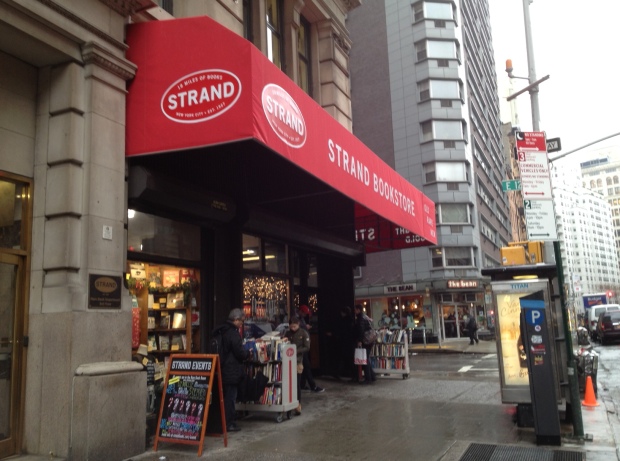 The Strand, my long-time bookstore mecca