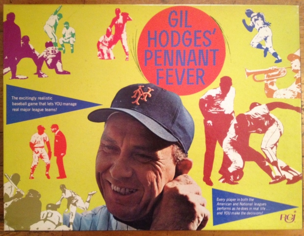 Box cover for RGI's Gil Hodges' Pennant Fever