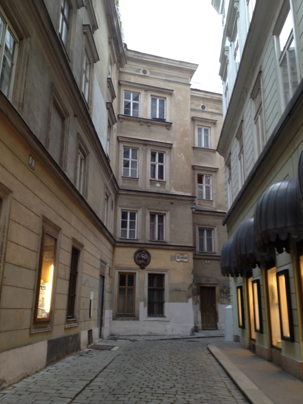 Vienna, Austria: I love turning a corner and finding an old city street (photo: DY, 2015)