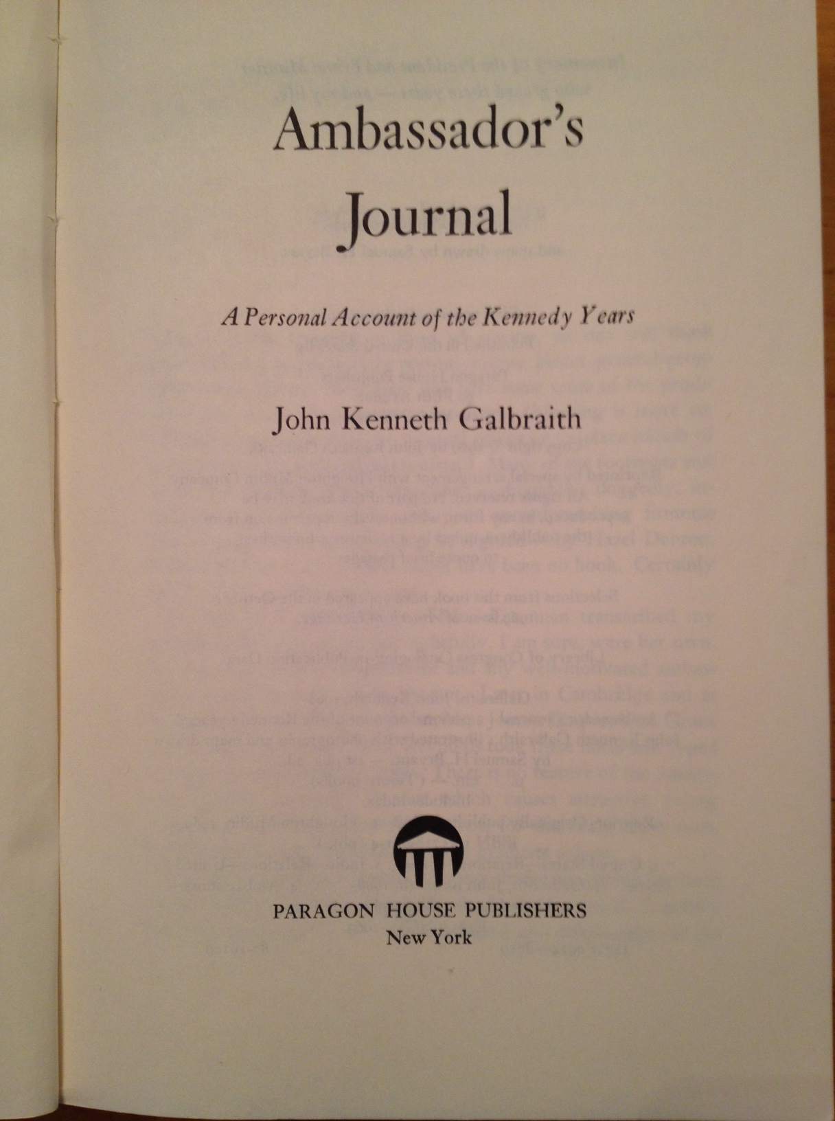 John kenneth galbraith essay material