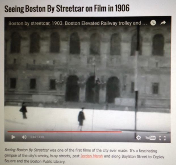 Screenshot of New England Historical Society webpage